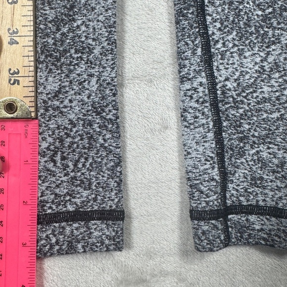 Lululemon Wunder Under Pant Hi-Rise Luon Spray Jacquard White Black Leggings 4 - Picture 9 of 16